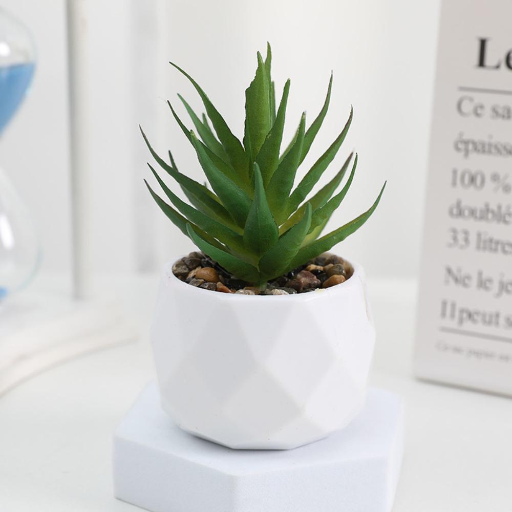Künstliche Sukkulenten Bonsai Pflanzen Simulation Sukkulenten Mini Immergrüne Bonsai Kaktus Sukkulenten Plastik Kunstpflanzen Deko