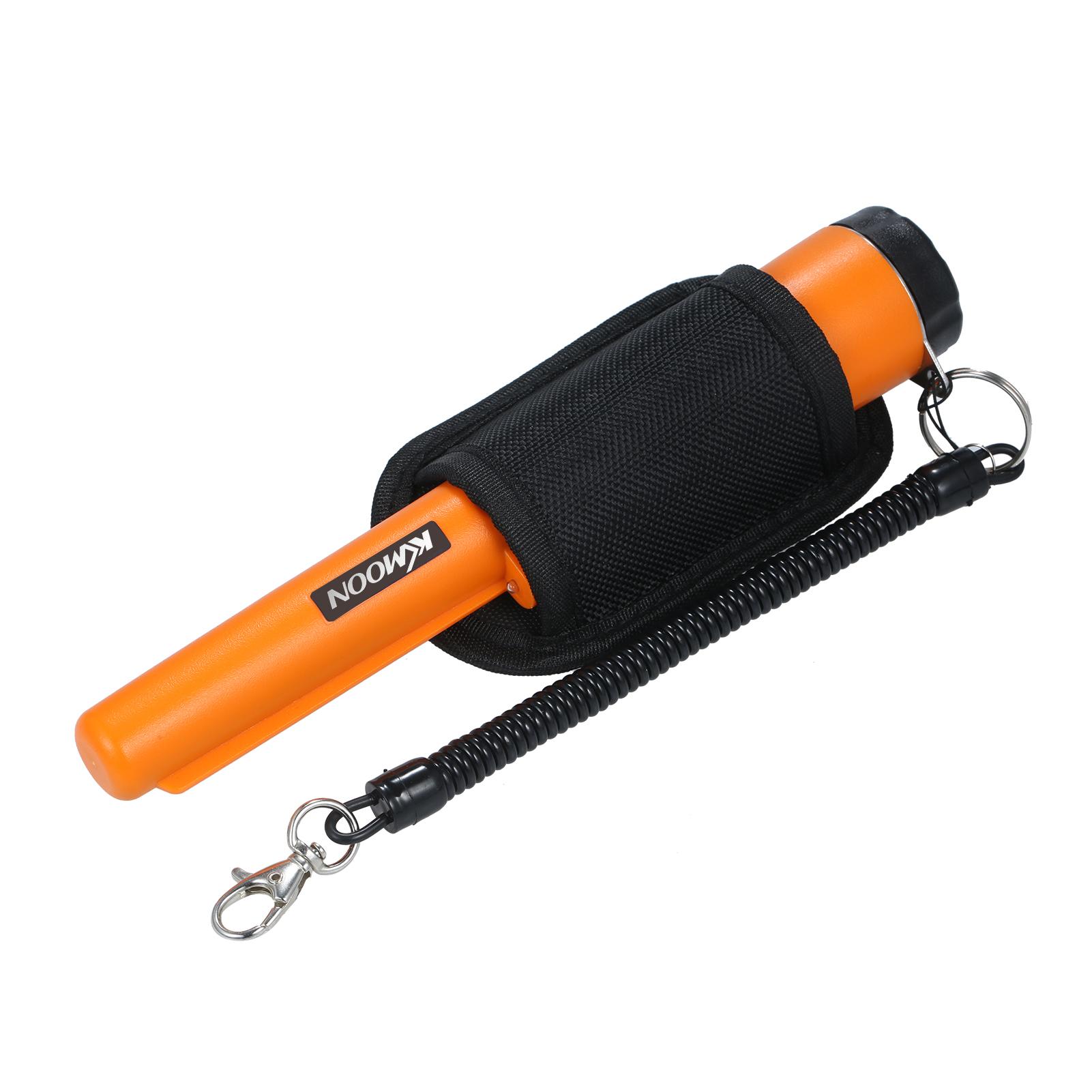 Pinpointer Metalldetektor Tragbarer Pin Pointer Schatzsuchwerkzeug Summer Vibration Automatisch orange