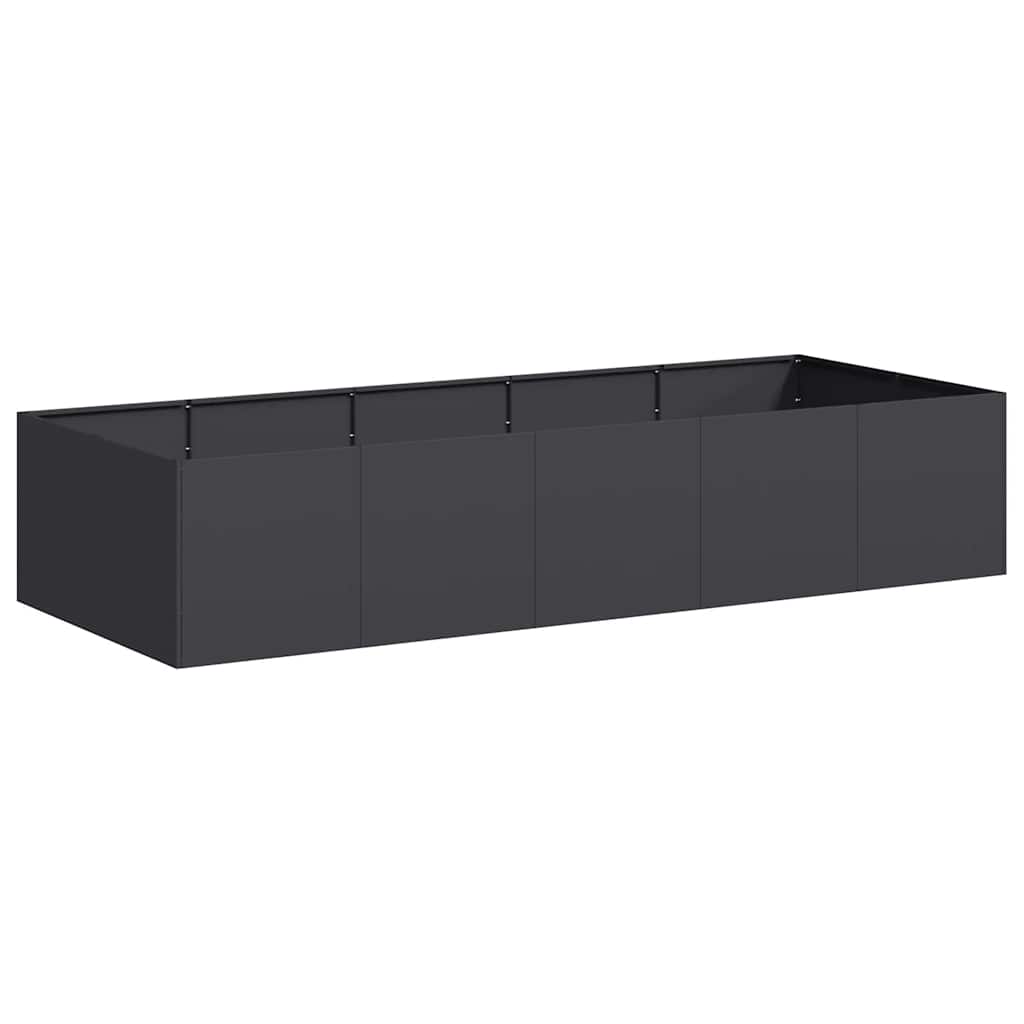 Ottomanenbett mit Matratzen & LEDs Schwarz 180x200 cm Kunstleder