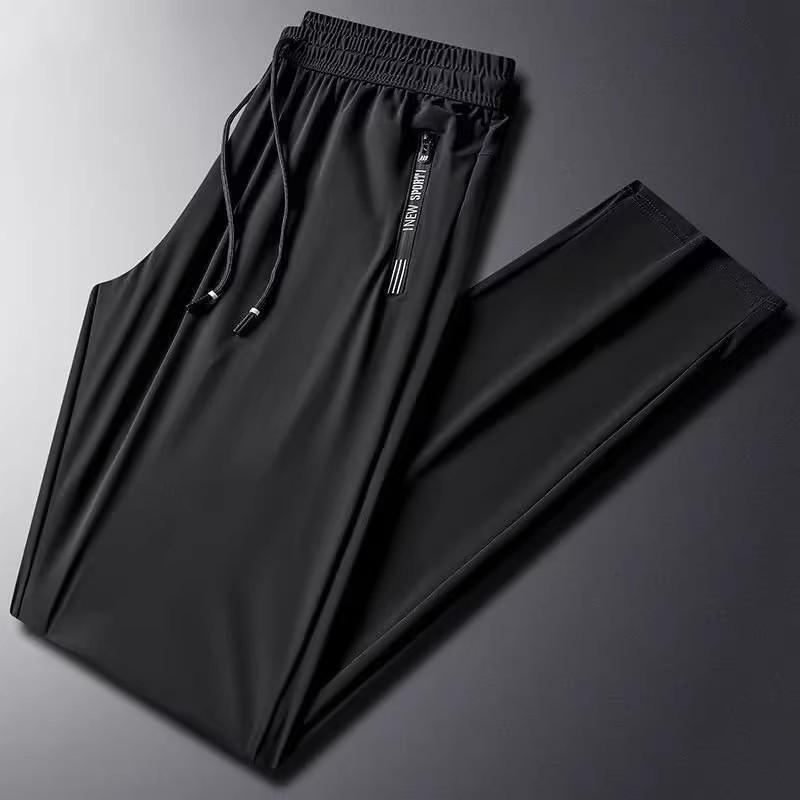 Schnelltrocknende Eisseiden-Arbeitshose für Herren – leichte, kühle Sommerhose für Bau- und Landarbeiter L [105-115 kg]