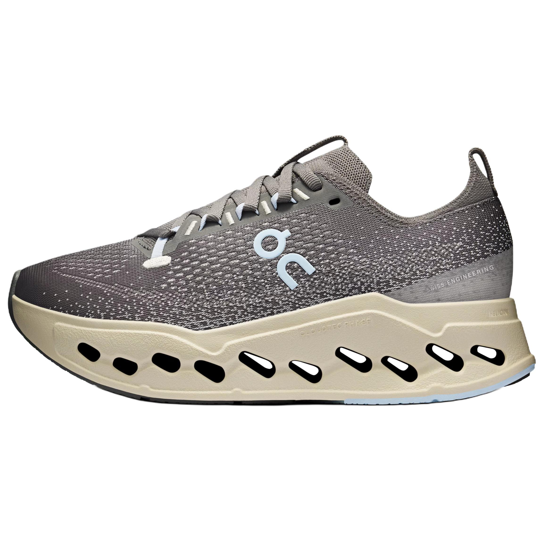 On Cloudsurfer Max Bequeme Langlebige Laufschuhe Damen Laufschuhe Grau Blau 3WF30223396 36