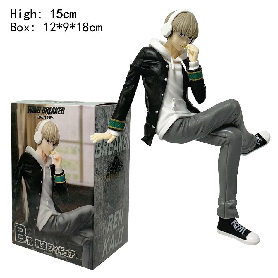 Schöner WIND BREAKER 15cm Haruka Kajilian Anime Actionfigur Instant Nudeln Gepresstes Ornament Kreatives Sammlermodell für Fans