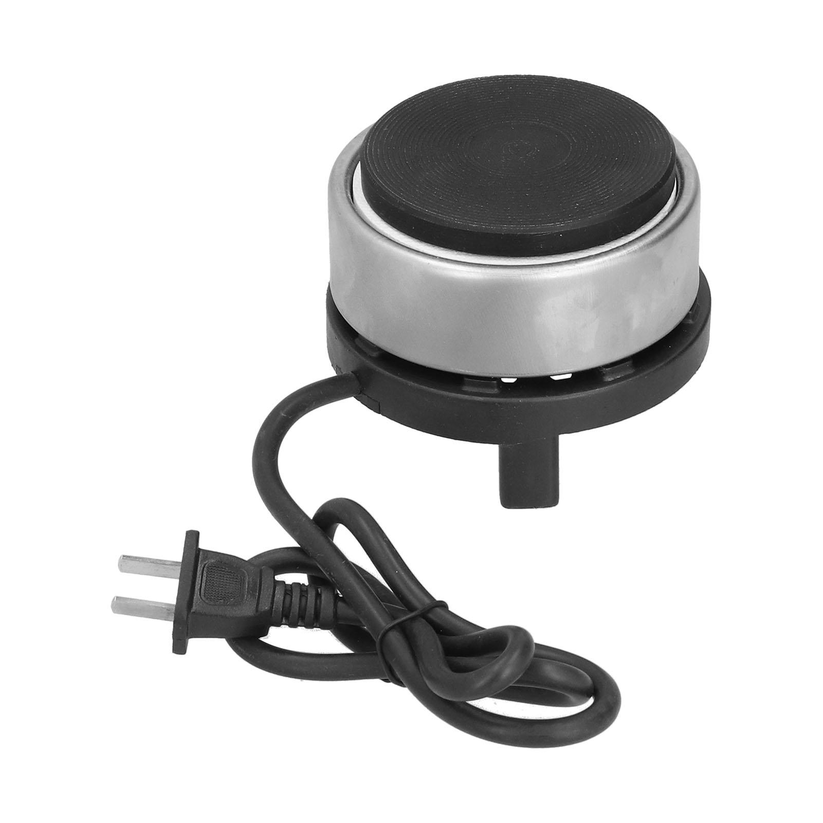 300 W Mini-Elektroherd, tragbarer Kaffee-Heizherd aus Gusseisen, Überhitzungsschutz, einfach zu bedienen