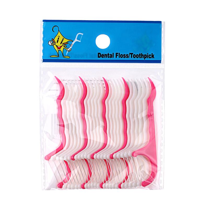 100 stücke Zahnseide Flosser Picks Zähne Zahnstocher Stick Zahn Sauber Mundpflege Interdentalbürste Zähne Stick Floss Pick Reinigung