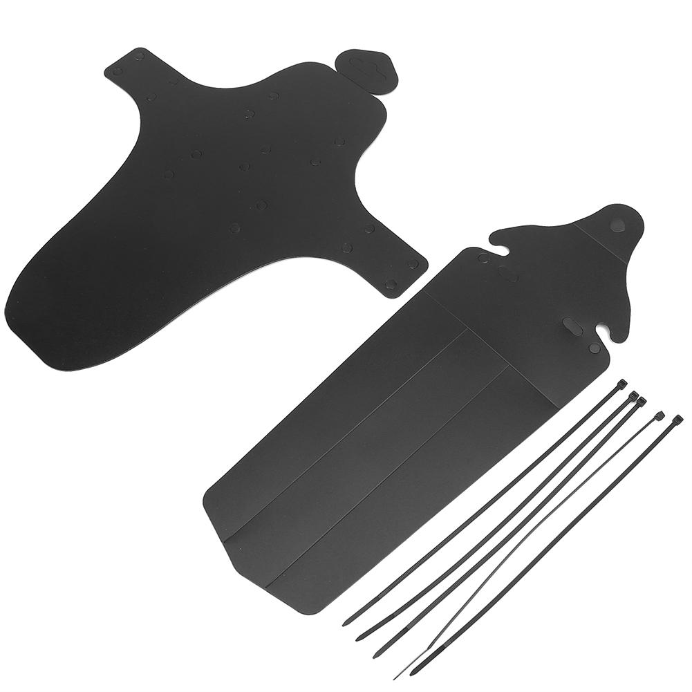 Rennrad Mountainbike Kunststoff Fahrrad Kotflügel Kotflügel für Vorder- und Hinterrad (Ohne Logo)