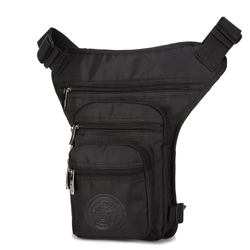 Wasserdichte Militärische Reise Wandern Reiten Motorrad Cross Body Fanny Pack Taille Oberschenkel Bein Drop Tasche schwarz