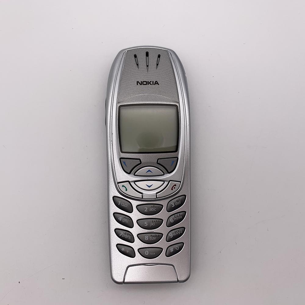 Generalüberholtes Nokia Original Nokia 6310i Mobiltelefon mit 1 SIM 1 Battery 1 Charger silber