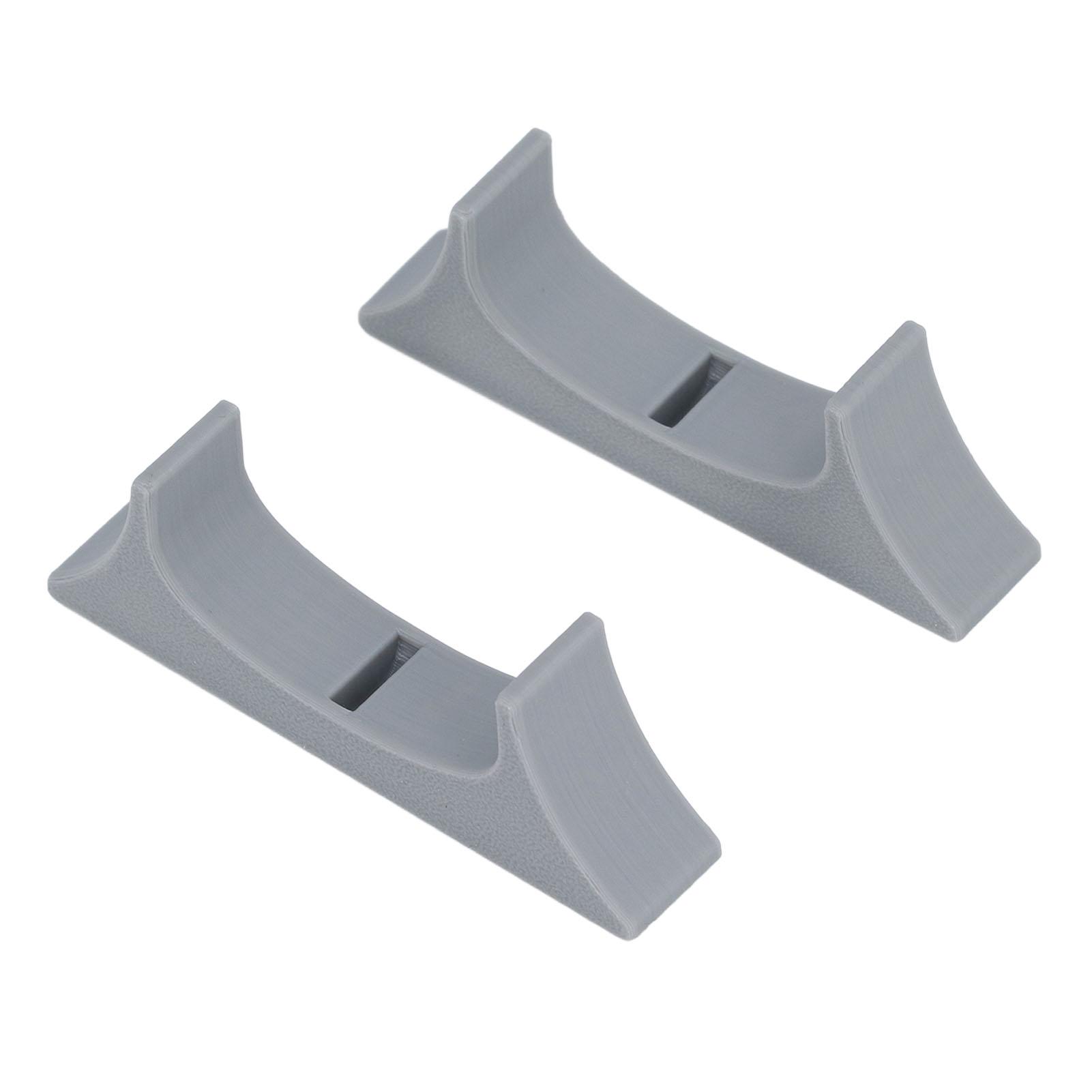 Konsolenhalter Vertikaler Ständer für Wii U Rutschfest Stabil 3D-gedruckter Horizontaler Ständer Kühlhalterung für Wii U grau