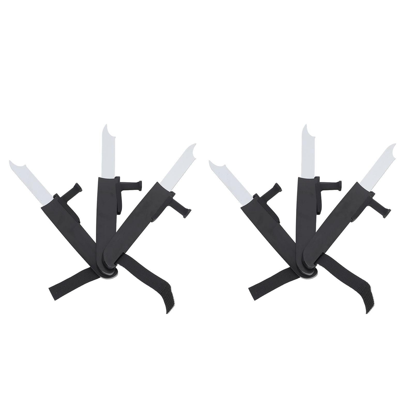 Kinder Einziehbare Halloween Klaue Spielzeug Flexible Wolfspfote Rollenspiel Spielzeug für Kinder Cosplay Party schwarz