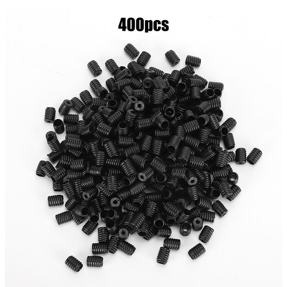 400 Stück Verstellbare Elastische Kordel Schnalle Multifunktionale Silikon Mundschutz Seilklemme(Weiß )