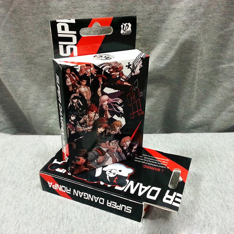 Anime Poker Karten Spielzeug SAO Fairy Tail Jujutsu Kaise Dämon Slayer Danganronpa Brettspiel Karten Hardcover Poker Spielzeug Geschenk Danganronpa