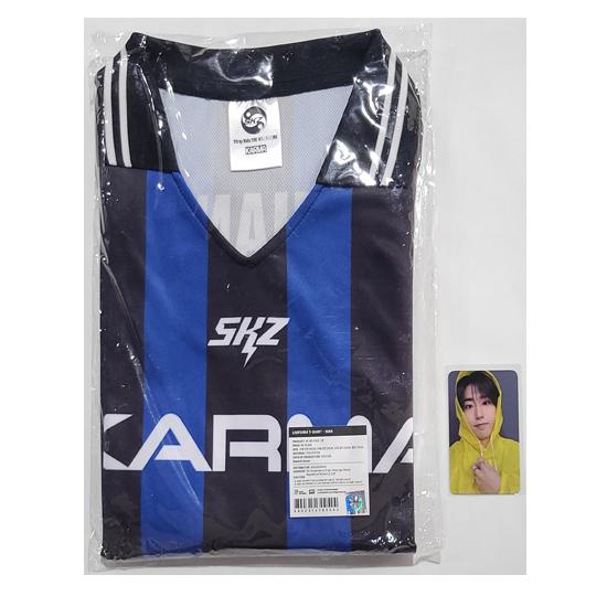 Stray Kids KARMA Uniform T-Shirt blue