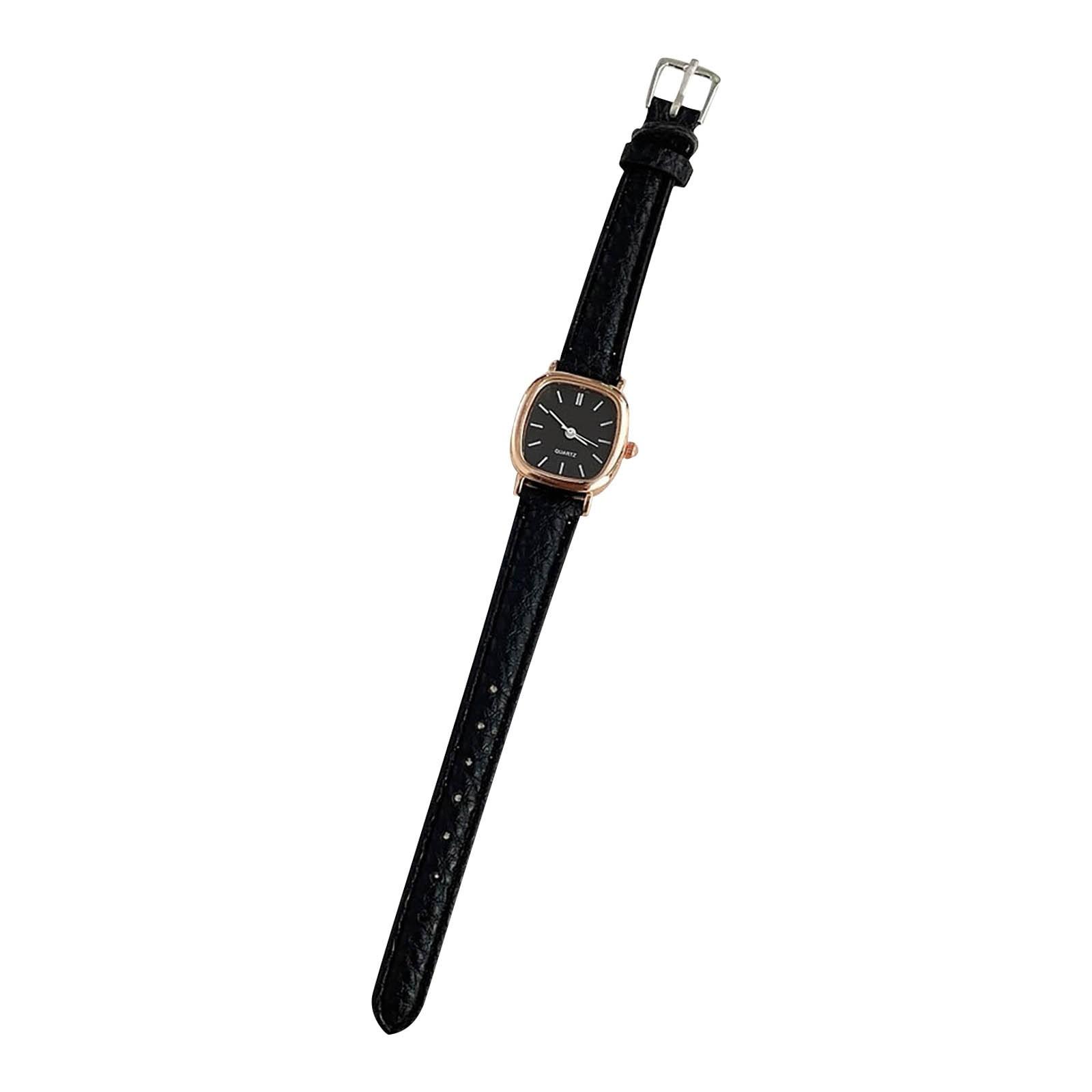 Damenuhr Lederarmband Analog Quarz Mode Temperament Damenuhr One Size