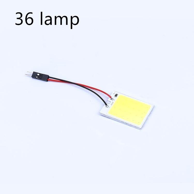 1PC Auto LED Haus Lampe COB 36 Lampe Bord Led Dach Lampe Super Helle Panel Lichter 12V