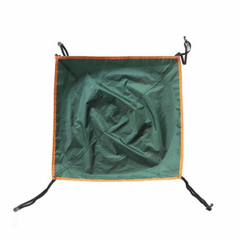 Outdoor Leichte Camping Markise Picknick Zelt Sonnenschutz 3-4 Personen Automatische Zelt Overhead Stoff Abdeckung grün