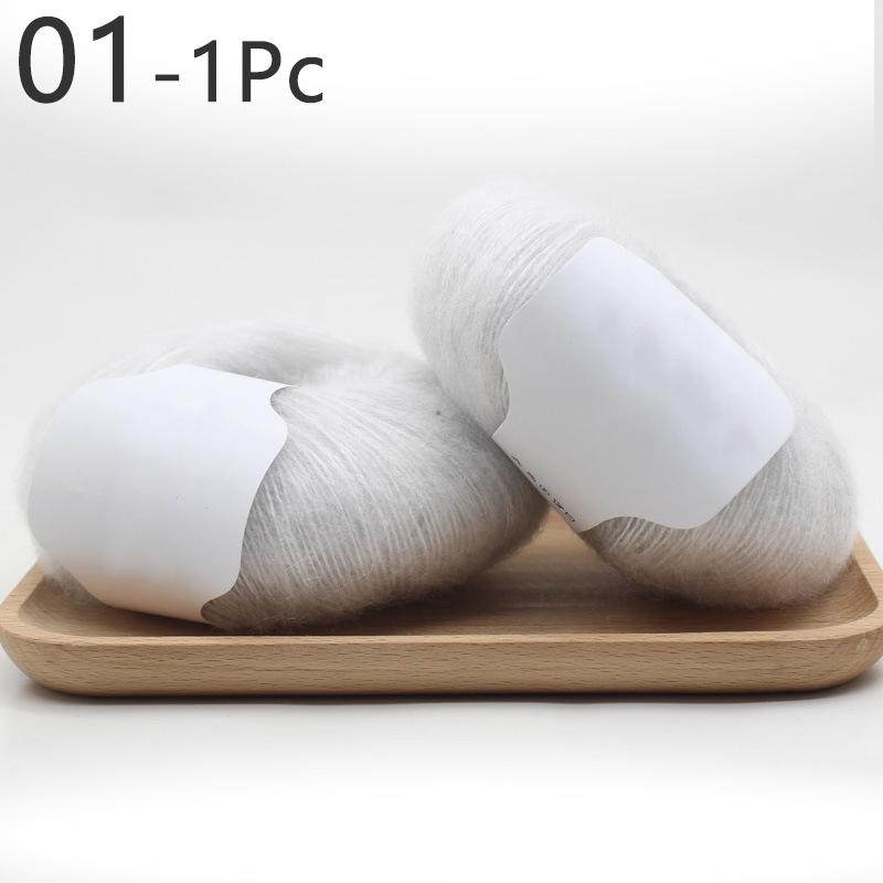 1 STÜCK Wolle Häkeln Mehrfarbiges Mohair Strickgarn Für Pullover Schal Weiche Handarbeit DIY Handarbeiten