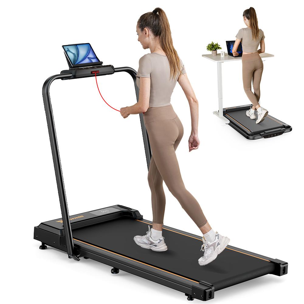 Formill FT-51 Laufband, 2,5 PS Motor, LED-Display, 120 kg max. Belastung, 1-6 km/h Geschwindigkeit schwarz