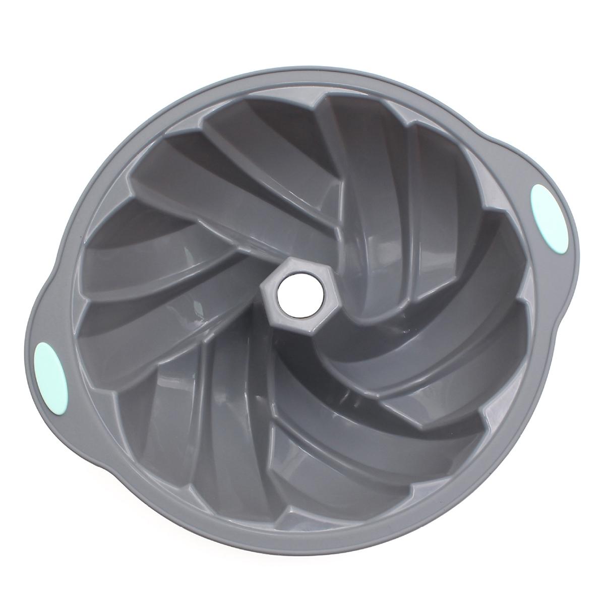 Silikon-Toastkuchenform, gewebte Kuchenform, lebensmittelechte Antihaft-Backform, Backutensilien, Küchenbedarf grau