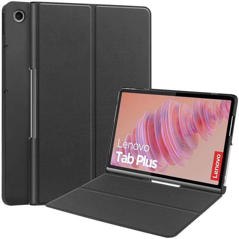 Für Lenovo Tab Plus 2024 Fall 11,5 Süße Farbe PU Leder Flip Stand Abdeckung Für Lenovo tb351fu Xiaoxin Pad Studio Fall Abdeckung Kinder Lenovo Tab Plus 2024 schwarz