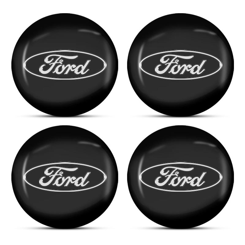 4 Stück Autoemblem Felgenmitte Nabendeckel Autozubehör Für Ford Focus Mondeo MK1 MK2 MK4 MK3 Fiesta ST Line Kugo Transit Escape Fusion Mustang Ford