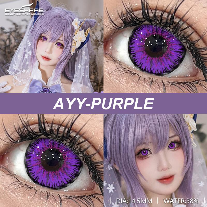 Eyeshare NEU Cosplay Farbige Kontaktlinsen für Augen Blaue Anime Augenlinsen Halloween Farbige Linsen Rote Kontaktlinsen Kosmetisches Make-up