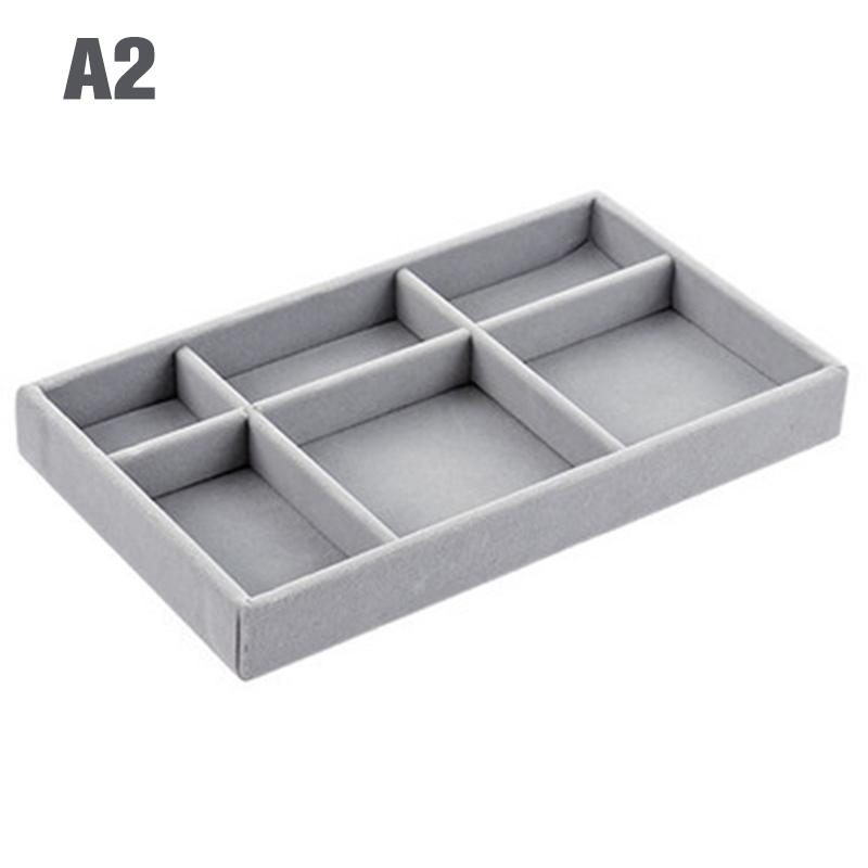 Tragbarer Schmuckring-Schmuck-Display-Organizer-Box-Tablett-Halter Ohrring-Schmuck