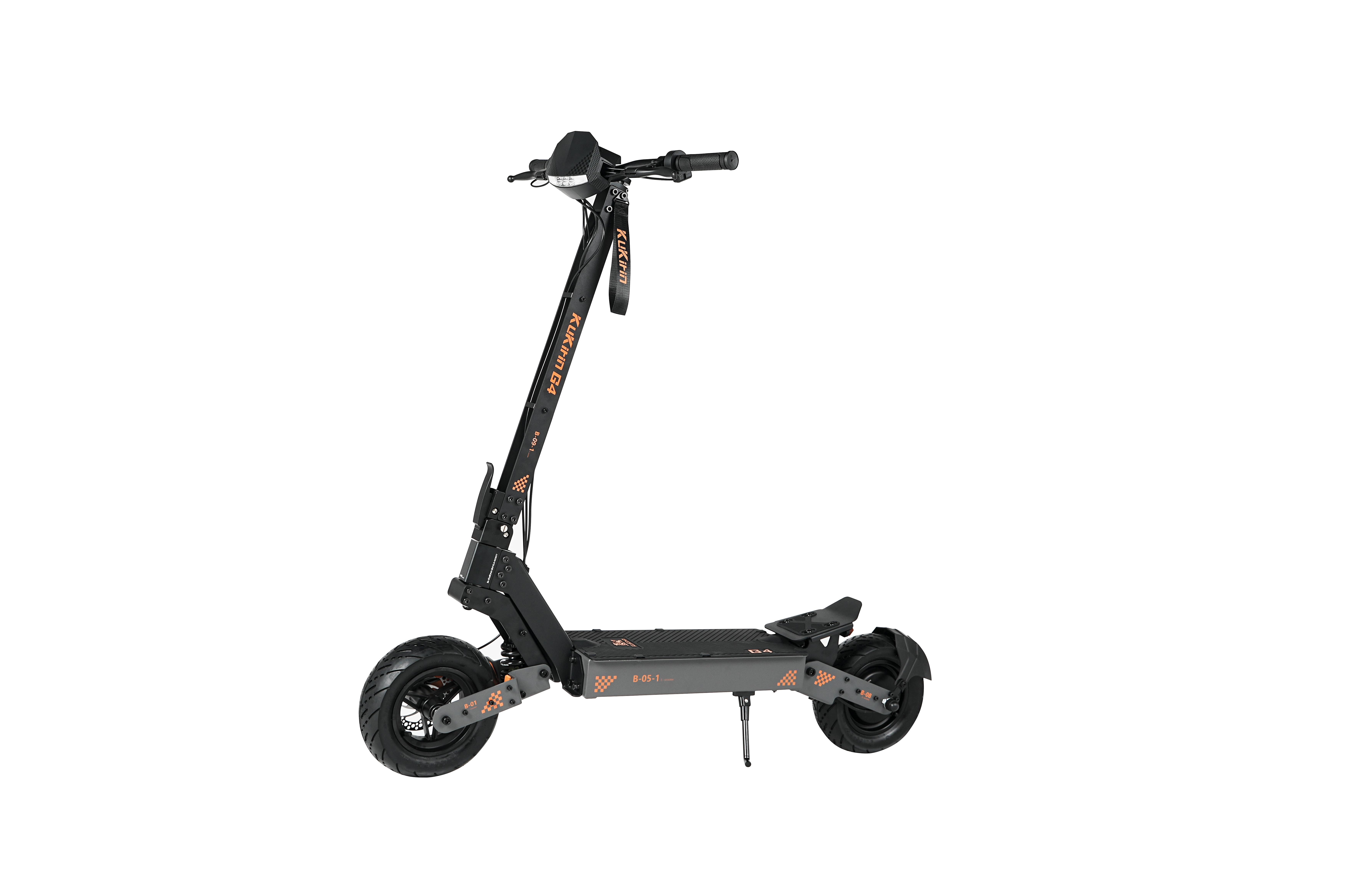 Faltbarer KUKIRIN G4 Elektroroller 2000W Motor 60V 20AH Batterie Max. Last 120KG Elektroroller für Erwachsene für den Stadtverkehr schwarz