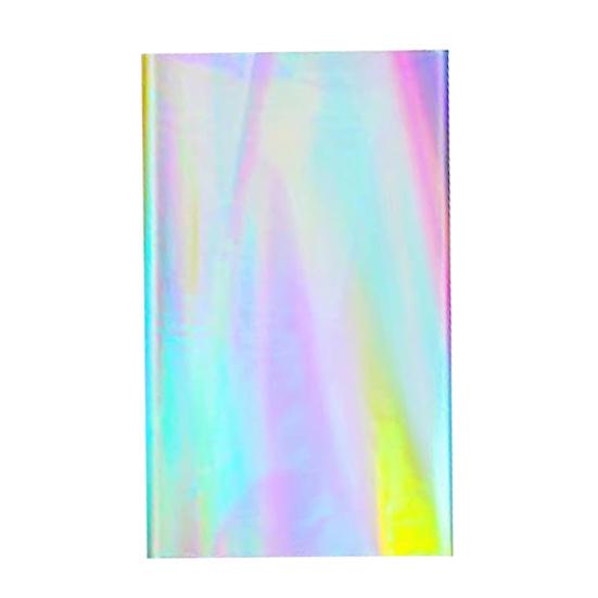 Glänzende Einweg-Laser-Rechteck-Tischdecke, bunte holografische Folien-Design-Tischdecke, Partyzubehör bunt