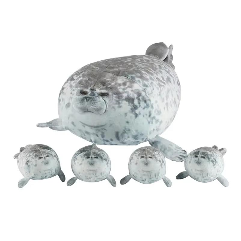 5 Stück Kawaii Robbenfamilie Plüschtiere Weiche Kuscheltiere Robbenkissen Stofftier Kuschelgeschenke Für Freunde Geburtstagsgeschenk Für Familie 40cm