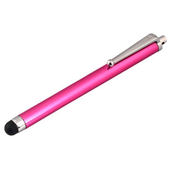 Touchscreen Mehrfarbiges Handy-Tablet Kapazitiver Eingabestift Elektronischer Stift für Smartphone-Computer rose rot