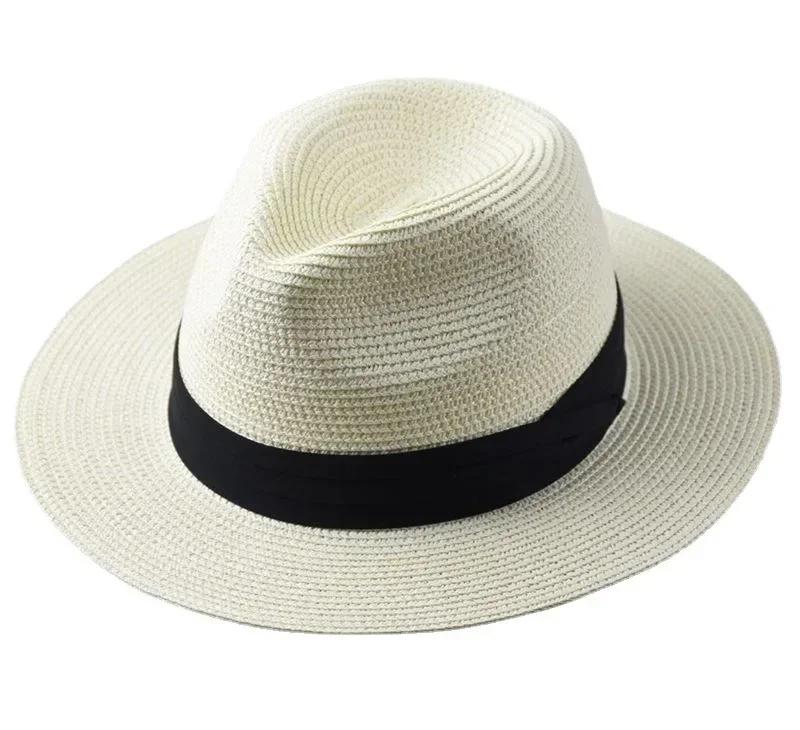 Große Größe XL 61-64 cm Panama Hüte Herren Damen Strand Breiter Rand Strohhut Dame Sommer Sonnenhüte Große Größen Fedora Hut 55-57 cm 58-60 cm XL 61-64cm