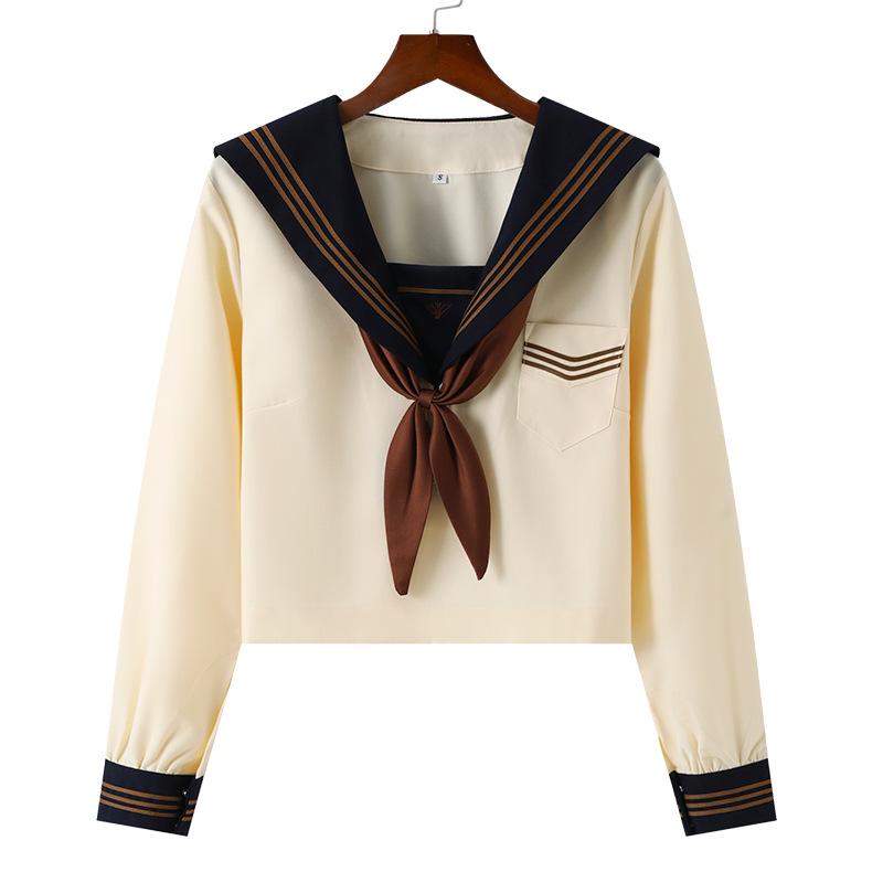 Huang Sanben Tee Feder Zhong JK Uniform - Matrosenanzug, Schulbedarf, Rock (Original) XL