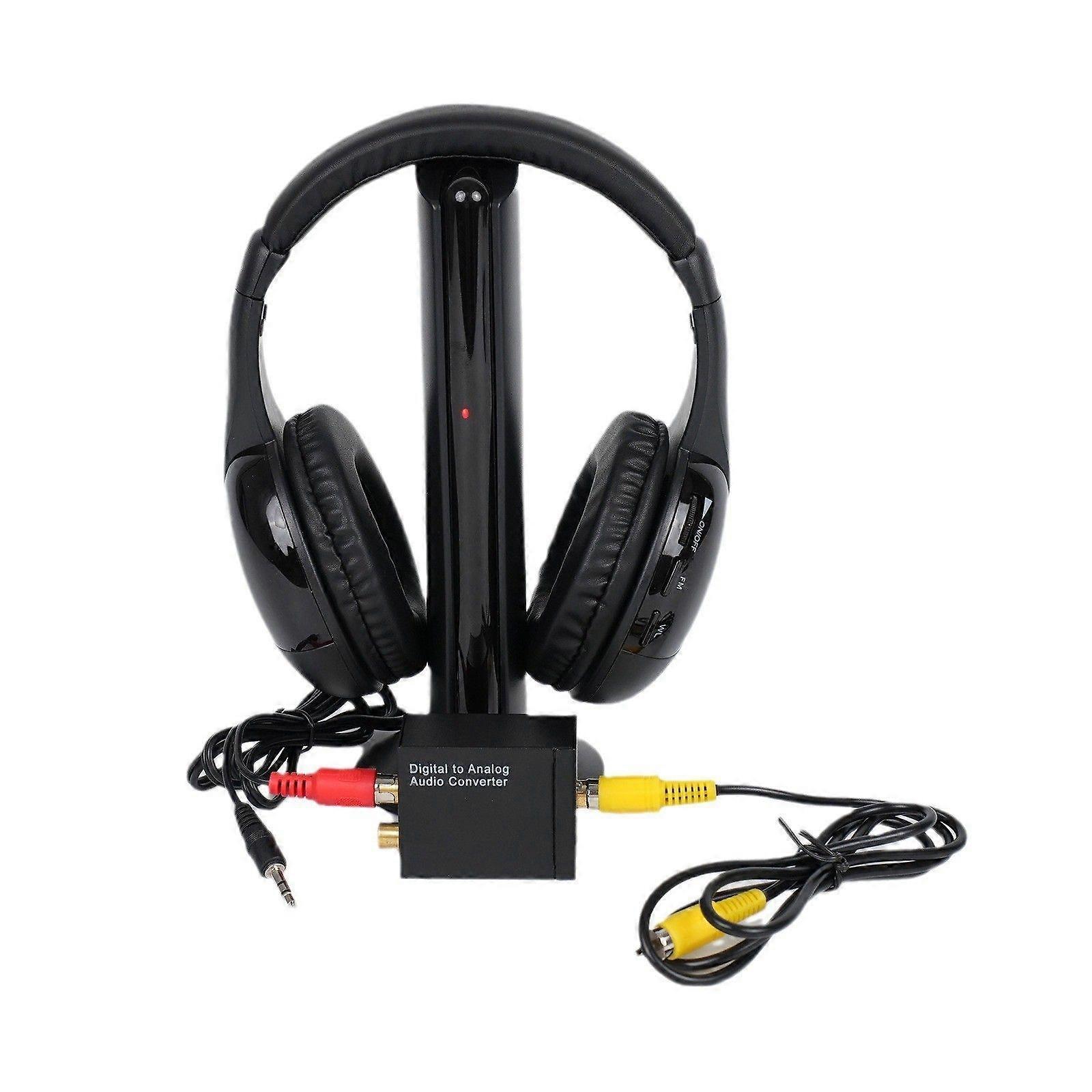 Kabellose Kopfhörer MH2001 Klassische 5-in-1 Kabellose Stereo-Kopfhörer für TV
