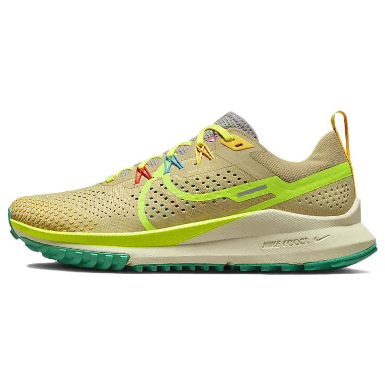 Neu Nike React Pegasus Trail 4 Team Gold Baltic Blue Stadium Green Volt Damen DJ6159-700 40.5