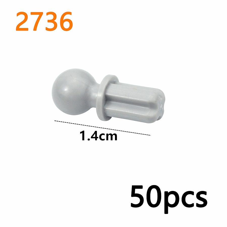 MOC Technischer Bolzenstift mit Reibungsstift Bausteine 2780 32556 6558 Verbinder Kreuzachse Autoteile Steine Kompatibles Spielzeug gray