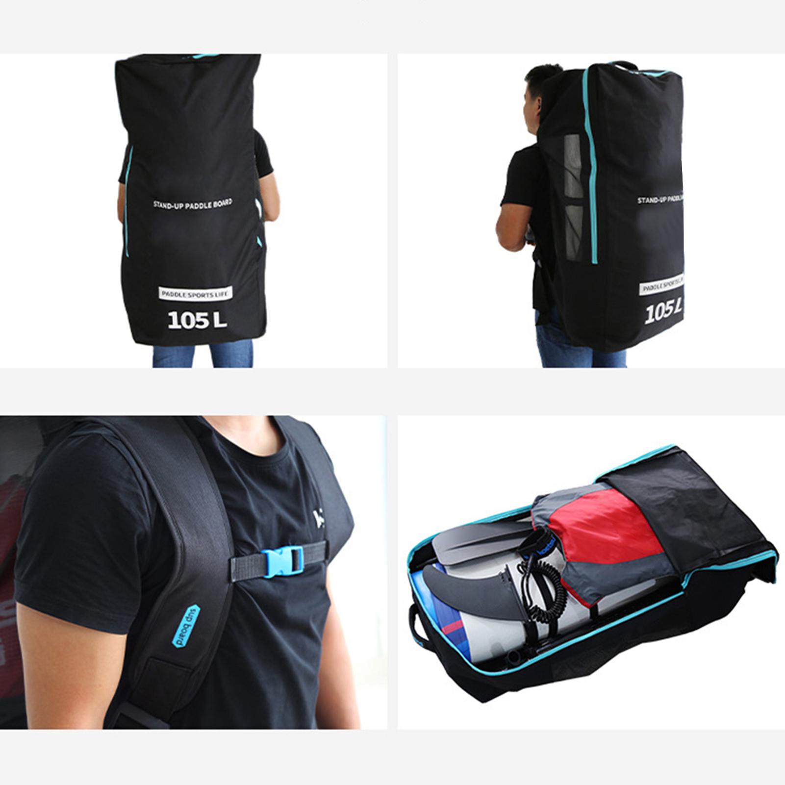 Reiserucksack für aufblasbares Paddleboard SUP Stand Up Board Tragetasche Schulterrucksack 105L