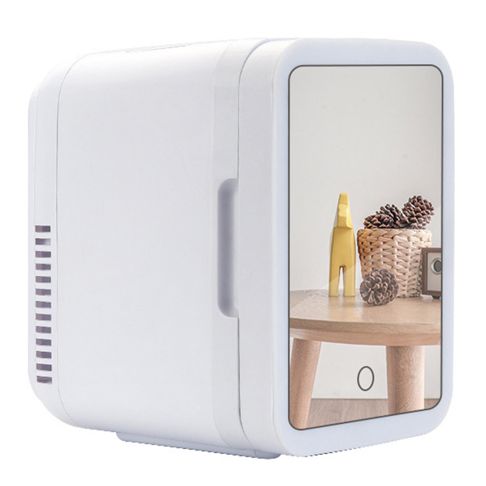 Kleiner Kühlschrank, tragbarer Kühlschrank, geräuscharmer Betrieb, warmer und kühler Kompaktkühlschrank für Autoreisen