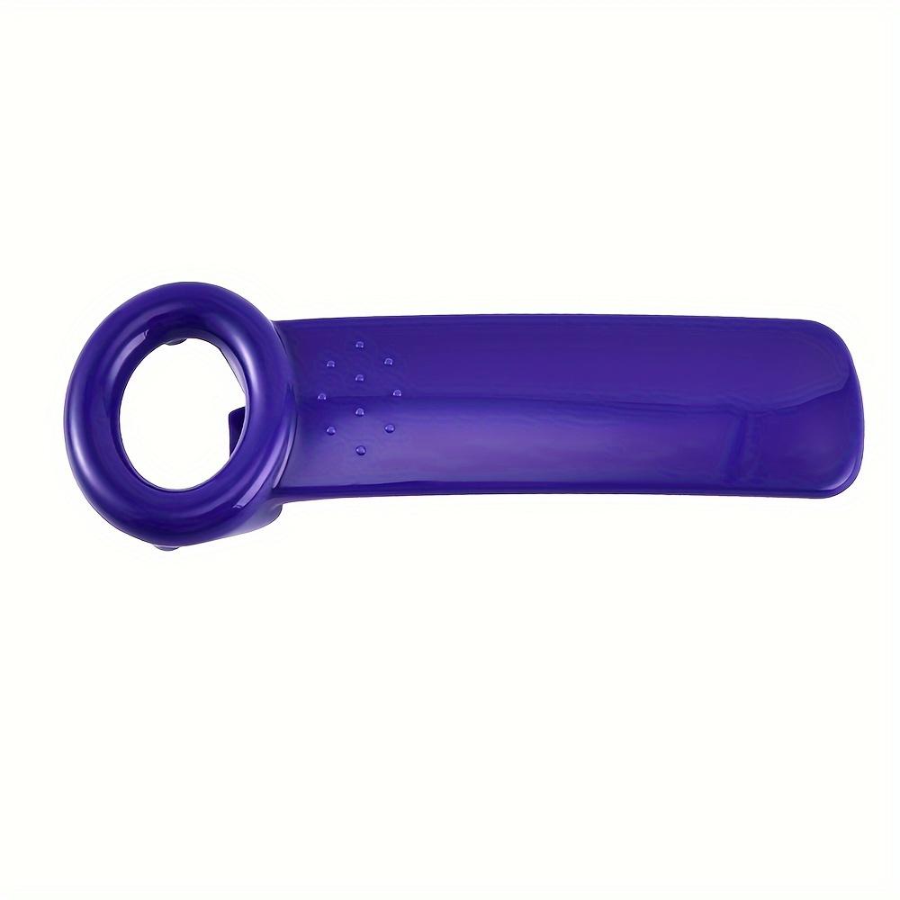 Flaschenöffner aus Kunststoff, Bierflaschenöffner, Dosenöffner, Küchenbedarf, manueller Flaschenöffner, rutschfeste Kappenschraube violett