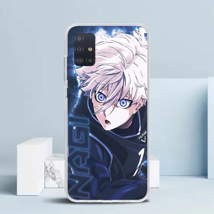 Blue Lock Nagi Seishiro Soft Cover für Samsung Galaxy A12 A22 A32 A52 A72 A02S Handyhülle Note 20 Ultra 10 S10 Plus A51 A71 A50S Samsung Note 10 Plus