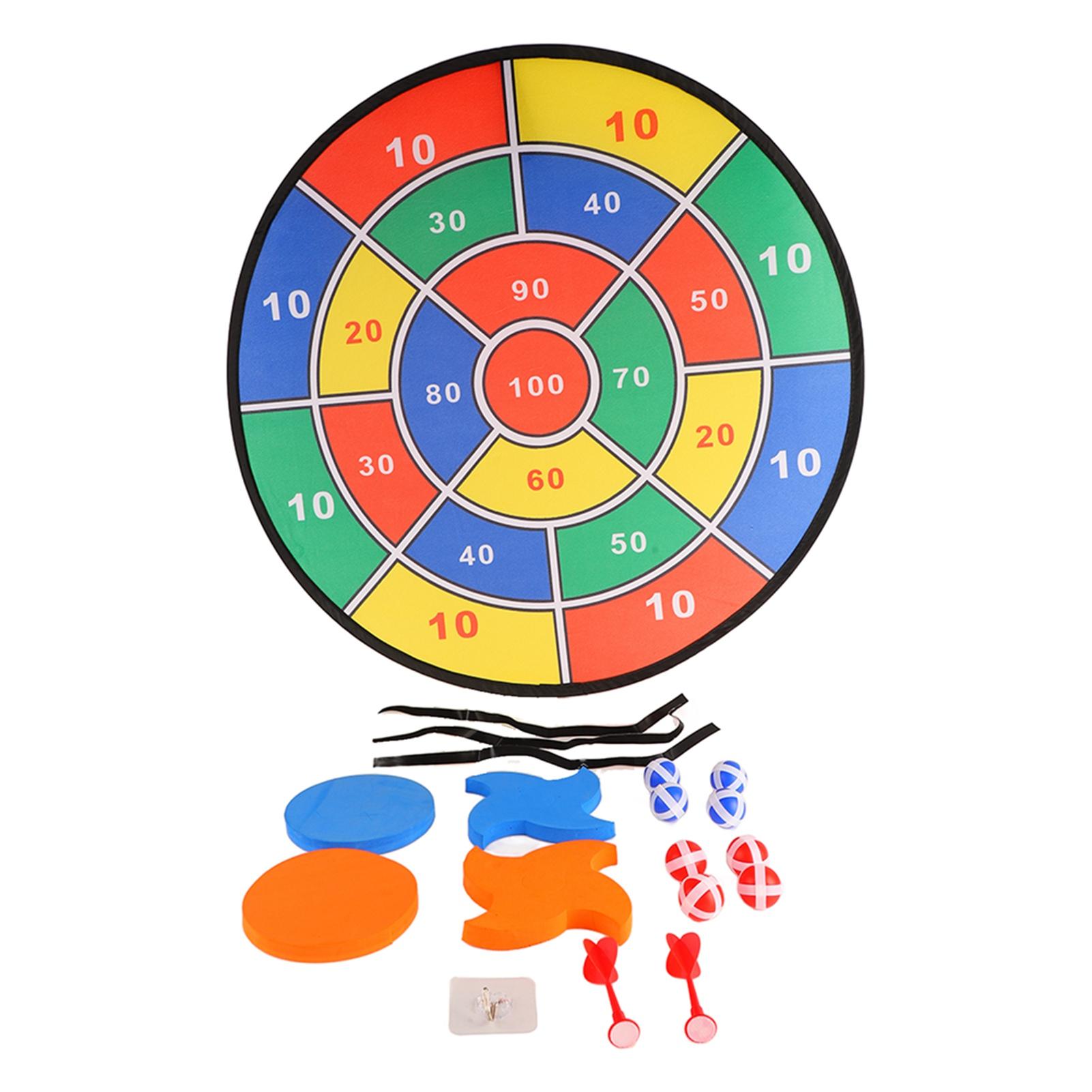 Dartscheibe Spielzeug Große Größe Satte Farbe Übung Koordinationsfähigkeiten Kinder Dartscheibe Spielset mit 8