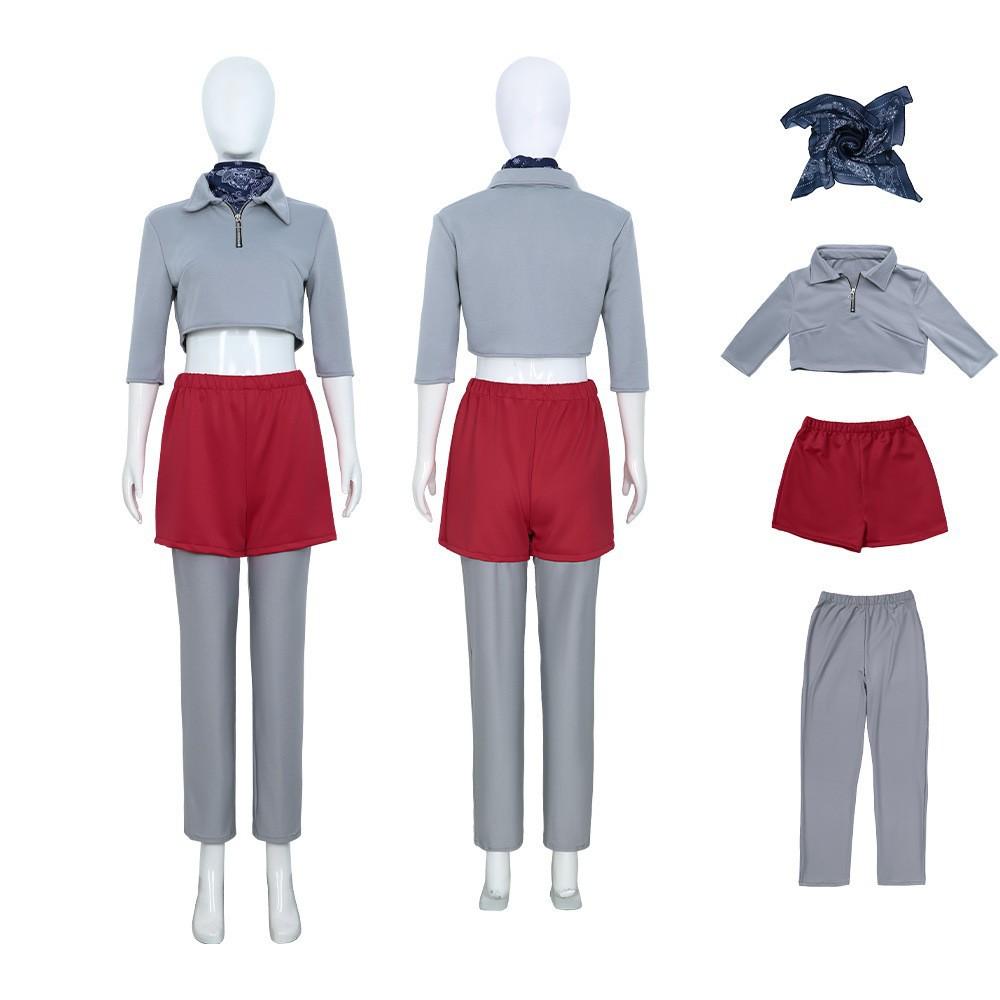 Halloween Stranger Things Stranger Things 5 Cosplay Kostüm Cosplay Bühnenkostüm A adult l gray
