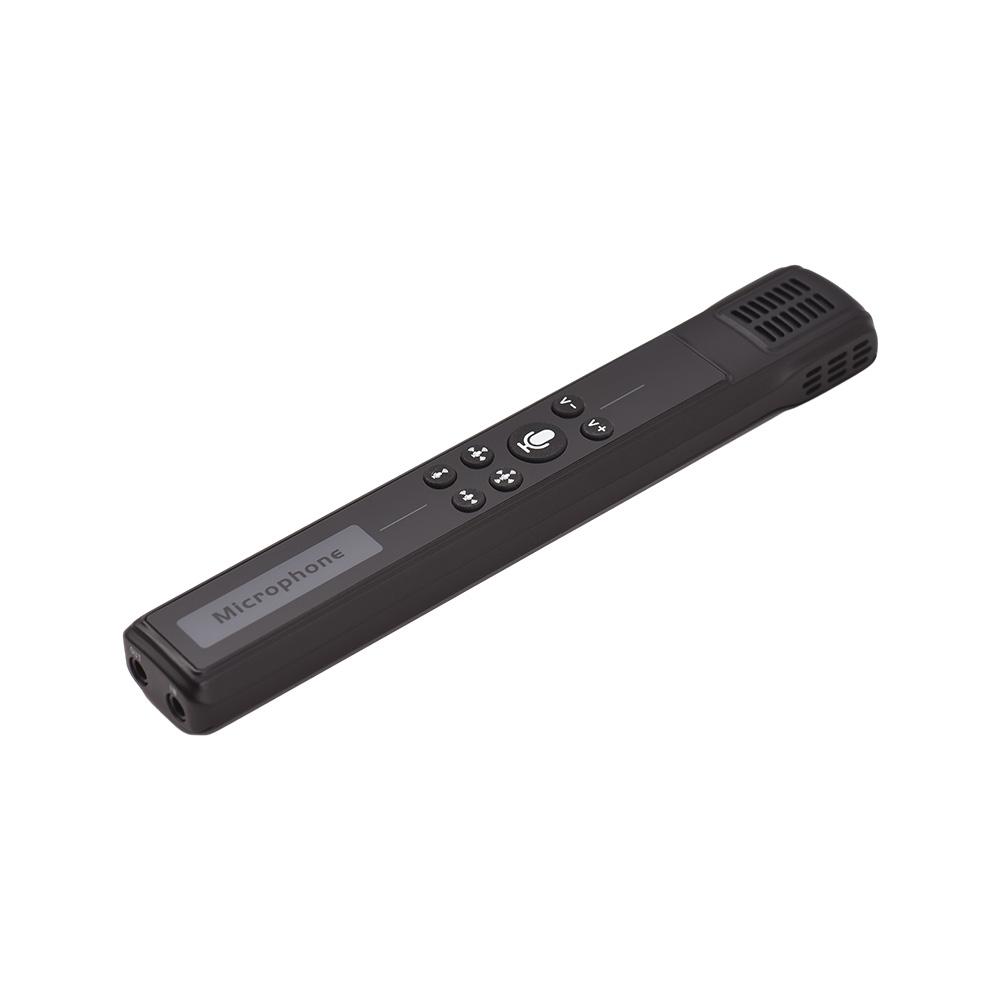 USB-Mikrofon Metallkapazitives Mikrofon Plug-and-Play-Desktop-Aufnahmemikrofon für Computerspiele without Tripod schwarz