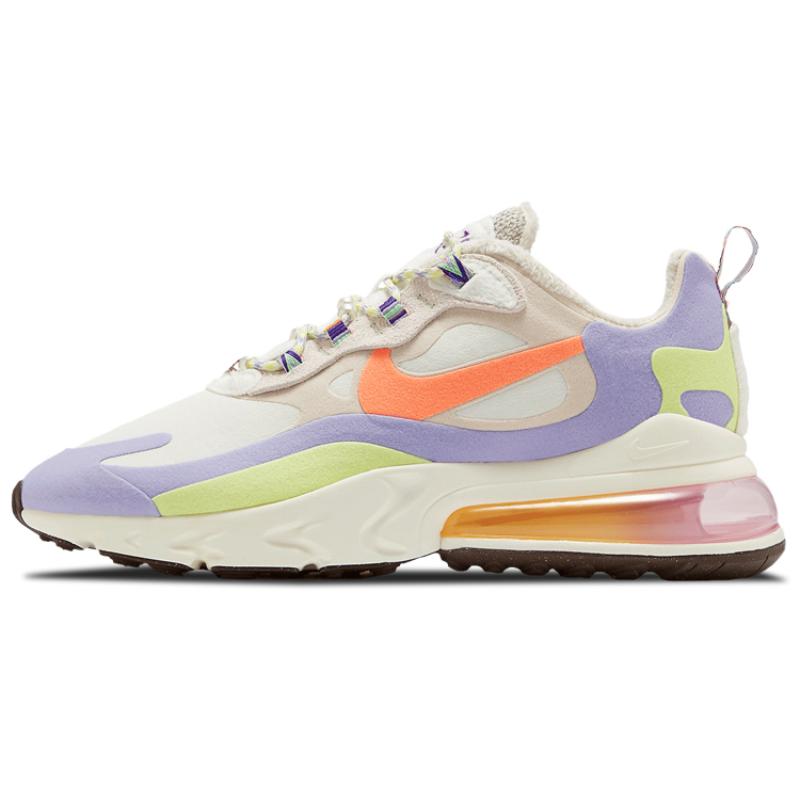 Nike Air Max 270 React Sail Orange Frost Damen-Sneaker Freizeitschuhe DC3276-101 38.5
