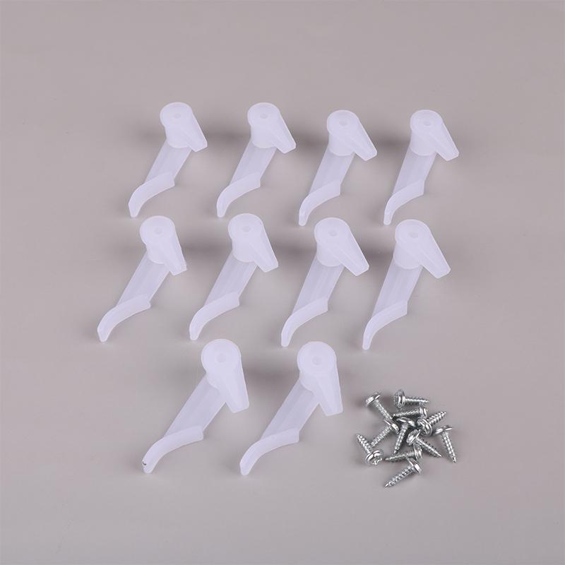 Deckenleuchte Clip Klemmen mit Schrauben Lampenschirm Feste Klemme Kunststoff Schnalle für LED Leuchte Deckenleuchte LED Beleuchtung Zubehör A4