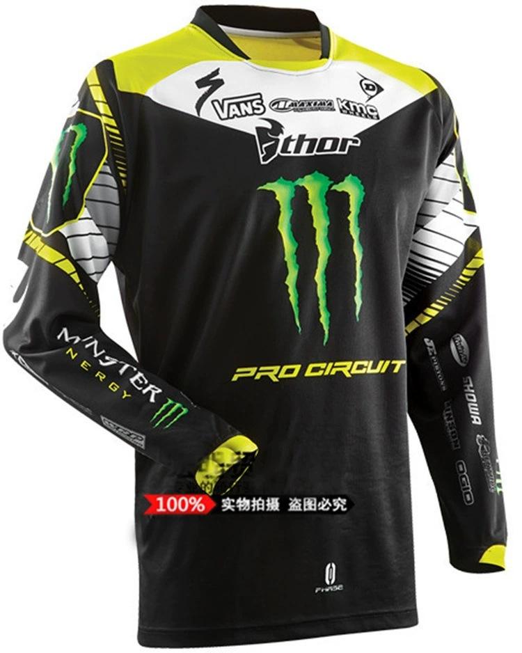 Motorrad Radsport Anzug Herren Langarm T-Shirt Downhill Anzug, Lokomotive Offroad Freizeit Ganzjahres Universal Atmungsaktiv Anti-Drop Anzug XXXL