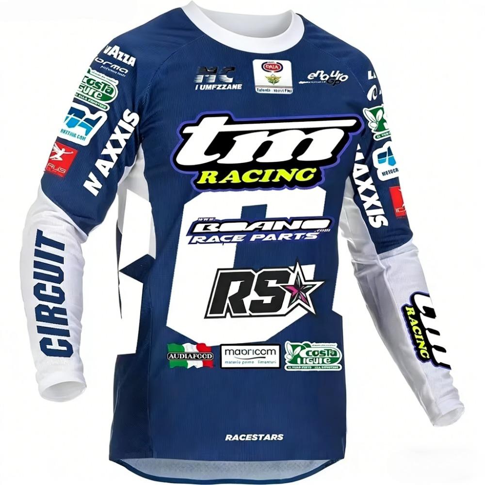 Herren Sonnencreme Offroad Motorrad Sportbekleidung Racing Langarm Offroad Motorrad Ausdauer S