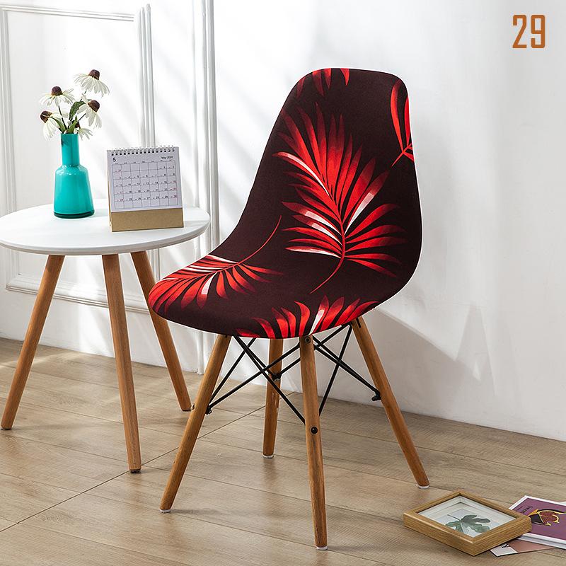 1pc Home Hotel Abnehmbare Sitz Abdeckung Armless Shell Stuhl Abdeckung Für Shell Stuhl Bankett Schutzhülle 29