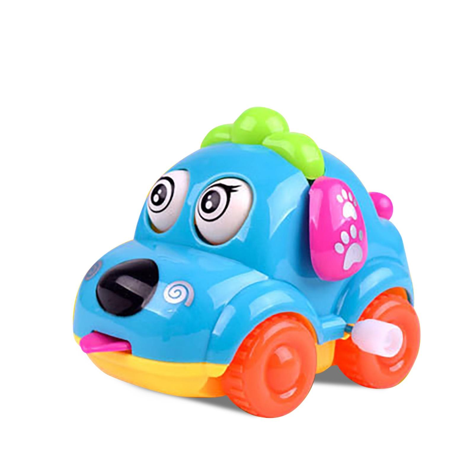 Baby Kinder Uhrwerk Hund Autos Spielzeug Cartoon Kleiner Hund Uhrwerk Auto Pädagogisch