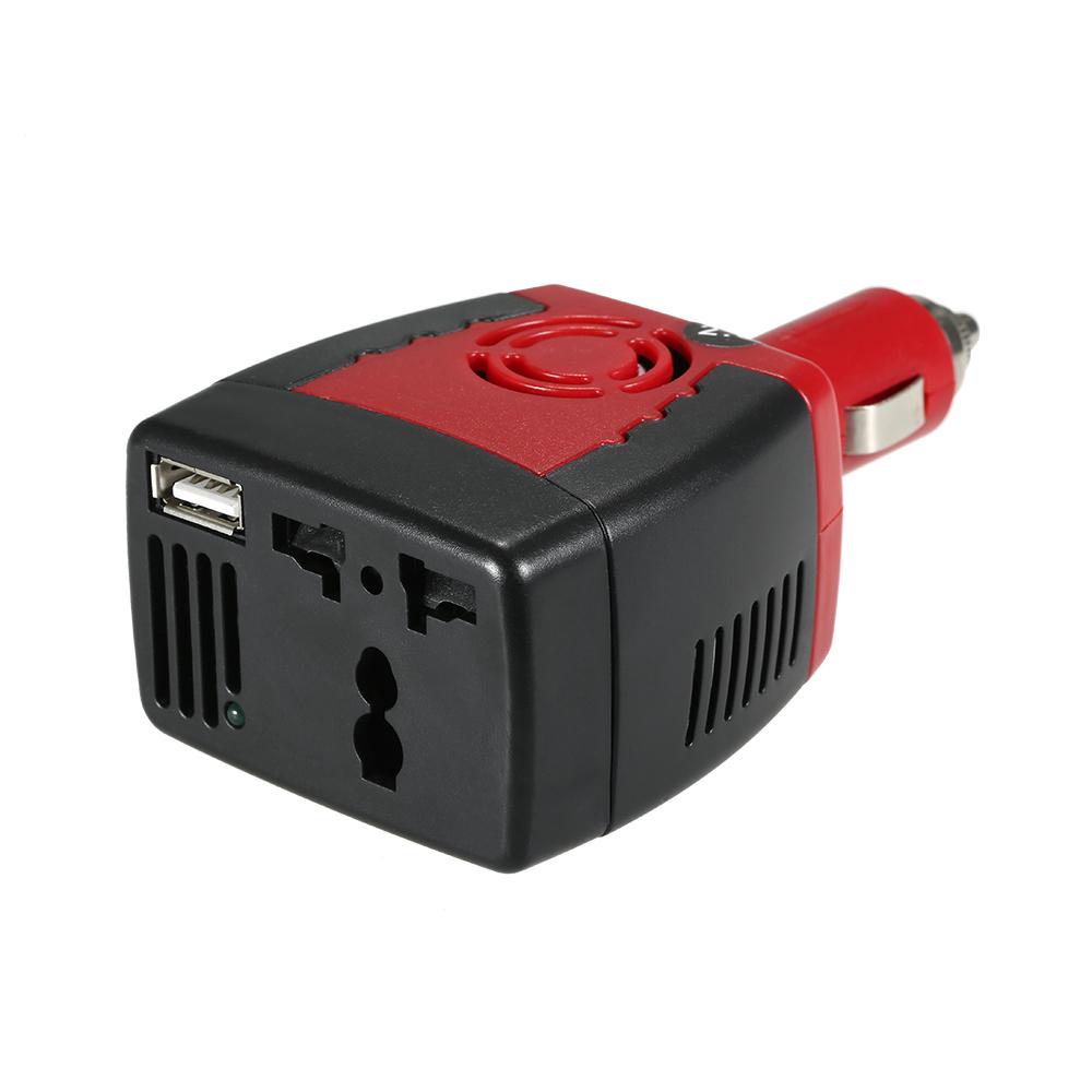 150 W DC 12 V auf AC 110 V Wechselrichter, automatischer Spannungswandler, Auto-Wechselrichter-Adapter mit Zigarette