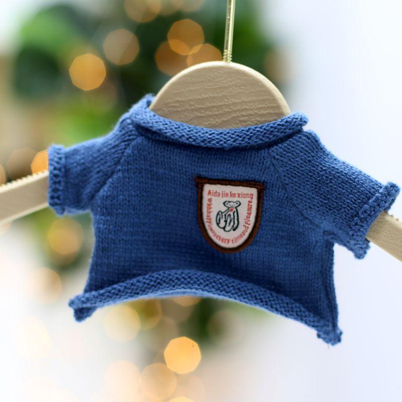 30cm Teddybär Bär Zubehör Zubehör Puppe Puppe Kleidung ersetzen Plüschtiere Pullover Pullover Zubehör Brand dark blue sweater